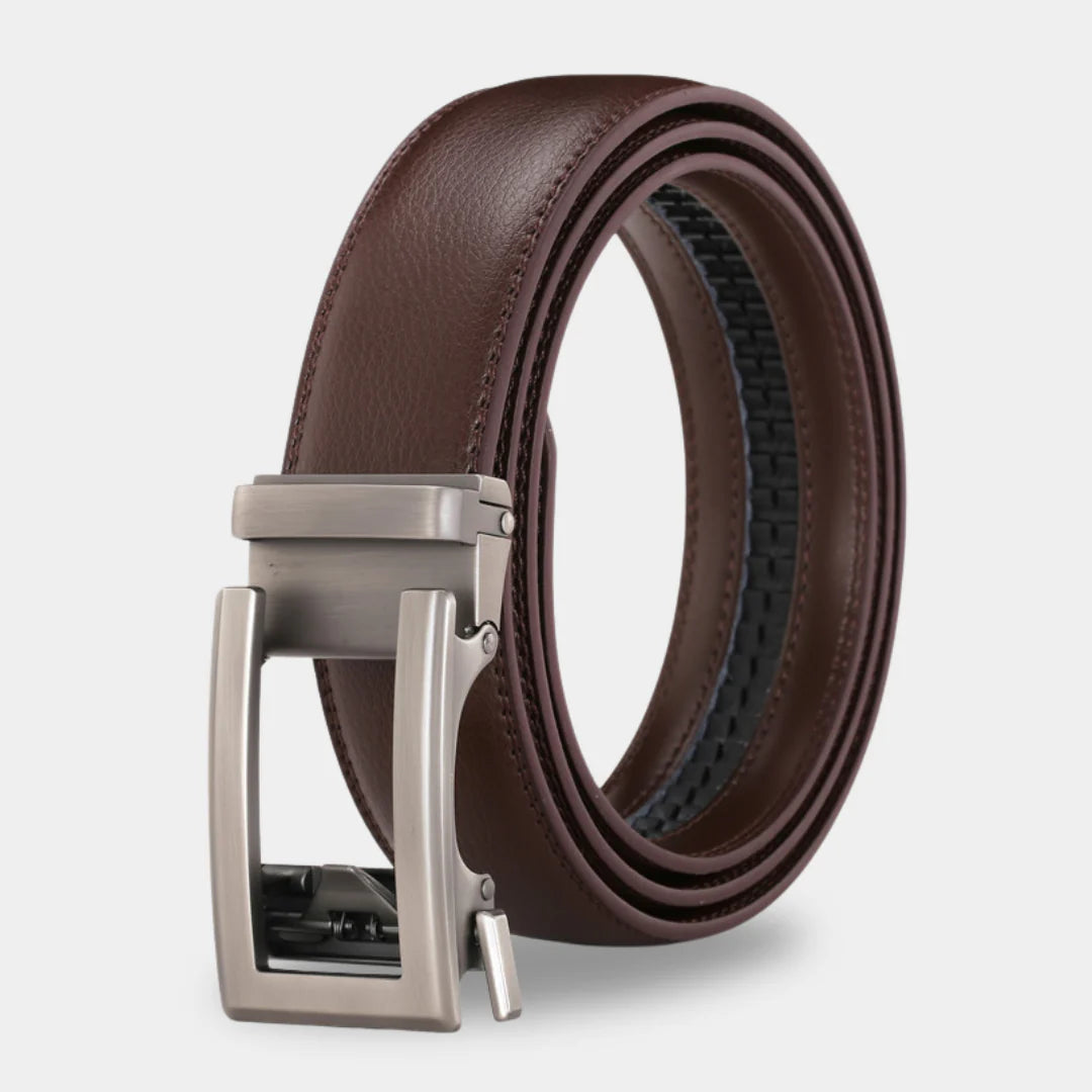 Cinturón Majestic de cuero con ajuste automático