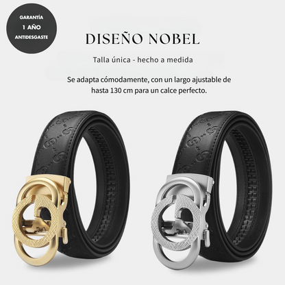Cinturón Majestic de cuero con ajuste automático
