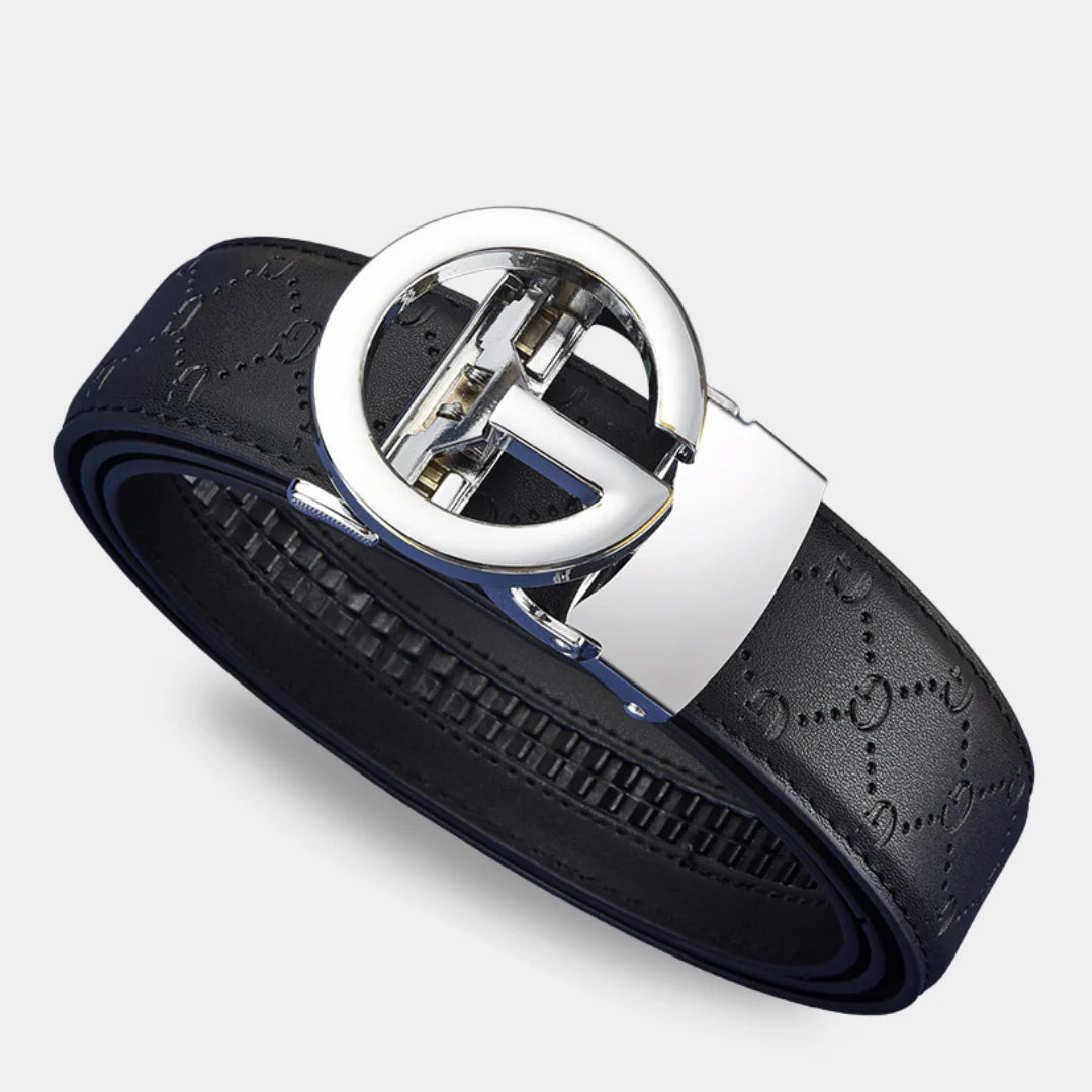 Cinturón Majestic de cuero con ajuste automático