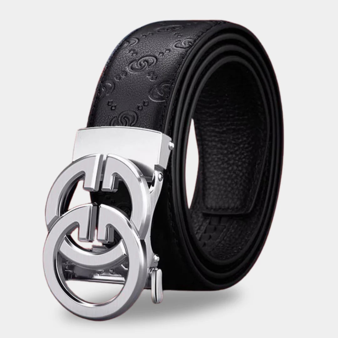 Cinturón Majestic de cuero con ajuste automático